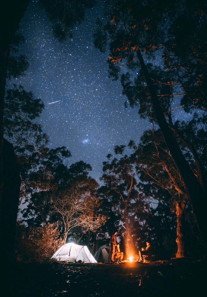 Double sharing dome tent setup